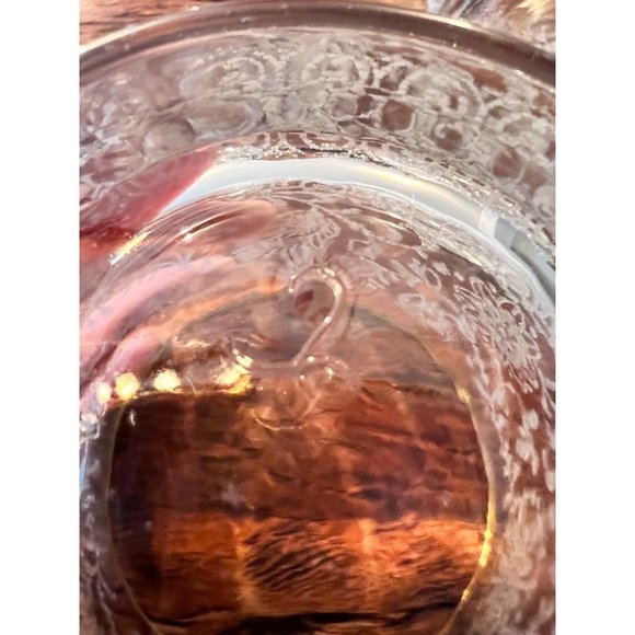 2 White Lace Floral Libbey MCM Old Fashioned Whiskey Gold Rimmed - Picture 7 of 8